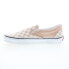 Фото #9 товара Vans Classic Slip-On VN0A38F7QCO Mens Beige Canvas Lifestyle Sneakers Shoes