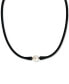 ფოტო #1 პროდუქტის EFFY® Cultured Freshwater Pearl (11mm) Black Silicone 14" Choker Necklace (Also available in Light Blue, Turquoise or Pink)
