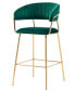 Фото #2 товара Высокий стул Best Master Furniture bellai Fabric 29" Bar Chair, Набор из 2