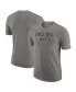 ფოტო #2 პროდუქტის Men's Heather Charcoal Brooklyn Nets 2022/23 City Edition Essential Logo T-shirt