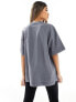 Фото #10 товара ASOS 4505 Icon boxy heavyweight oversized t-shirt with quick dry in washed black