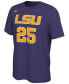 Men's Ben Simmons Purple LSU Tigers Retro Alumni Basketball Jersey T-shirt