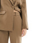 Фото #10 товара Y.A.S tailored trouser co-ord in brown