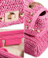 Фото #5 товара Ajae Soft Crochet Straw Medium Studded Shoulder Bag, Created for Macy's