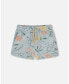 ფოტო #1 პროდუქტის Girl French Terry Short Baby Blue With Printed Romantic Flower - Toddler Child