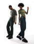 Фото #2 товара Reclaimed Vintage unisex barrel leg jean in sea green wash