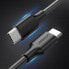 Фото #2 товара Kabel przewód USB-C do ładowania i transferu danych 3A 3m czarny