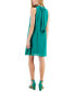 Women's Mock-Neck Sleeveless A-Line Dress