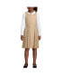 Фото #2 товара Платье для малышей Lands' End "Школьное униформа джемпер, выше колена"