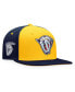 ფოტო #4 პროდუქტის Branded Men's Gold/Navy Nashville Predators Authentic Pro Special Edition Snapback Hat