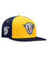 Фото #4 товара Branded Men's Gold/Navy Nashville Predators Authentic Pro Special Edition Snapback Hat