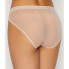 OnGossamer 254960 Women's Mesh Hi-Cut Brief Panty Champagne Underwear Size L