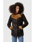 Фото #1 товара Women's Peacoat, Washed Brown with Ginger Wool
