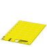 Phoenix Contact Phoenix 0828850 - Terminal block markers - 1 pc(s) - PVC - Yellow - 27 mm - 18 mm