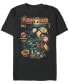 Men's Nightmare Before Christmas Comic Cover Short Sleeves T-shirt