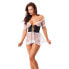 Rimba Amorable Maids Dress and G-String White One Size