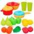 Toy Food Set AquaSport Kitchenware and utensils 24 Pieces (9Units)