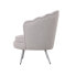 Фото #4 товара Кресло Home ESPRIT Серый Серебристый Металл 80 x 75 x 86 cm