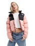 Фото #7 товара The North Face Saikuru cropped puffer jacket in pink and black