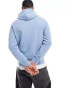 Polo Ralph Lauren icon logo loopback terry hoodie in light blue