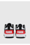 Фото #4 товара Rebound Layup Lo SL Jr 370490 07 Unisex Sneaker Ayakkabı Beyaz Siyah Kırmızı 36-39
