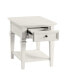 Steve Silver Charlestown 26" Wide Wooden Farmhouse End Table