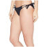 Echo Design 262616 Women's Black Side Tie Solid Bikini Bottom Swimwear Size S
