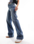 Фото #8 товара Free People tinsley slouchy straight leg jeans in hazey blue