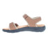 Фото #3 товара Propet Travelactiv Aspire Footbed Womens Brown Casual Sandals WST053P-TAY