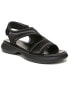 Vince Fresca Satin Strappy Sandal Women's Black 7.5