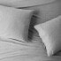 King Jersey Solid Pillowcase Set Light Gray - Casaluna
