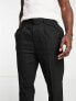 ASOS DESIGN smart tapered jogger in black