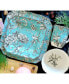 Фото #4 товара Набор посуды 222 Fifth Adelaide Turquoise 16 предметов для 4 персон
