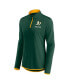 ფოტო #2 პროდუქტის Women's Green Oakland Athletics Worth The Drive Quarter-Zip Jacket