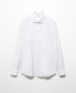 Фото #6 товара Men's Slim-Fit Cotton Poplin Dress Shirt