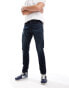 Фото #1 товара Polo Ralph Lauren Parkside straight fit icon logo back pocket jeans in dark wash