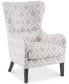 Фото #1 товара Madison Park Arianna Fabric Swoop Wing Chair