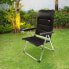 Фото #6 товара Садовый стул AKTIVE Deluxe Складной Черный 49 x 105 x 59 см (2 шт)