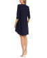 Фото #2 товара Women's Open-Front High-Low Jacket & Necklace Dress