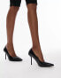 Topshop Erin patent court shoe in black