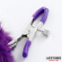Фото #4 товара Nipple Clamps with Purple Fur