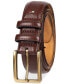 ფოტო #2 პროდუქტის Men's Double-Loop Feather-Edge Belt