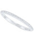 ფოტო #7 პროდუქტის Diamond Accent Three Row Ring in 10k White Gold