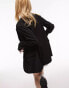 Topshop petite tailored slim fitting blazer in black