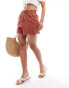 Фото #3 товара New Look linen short in brown