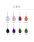 ფოტო #6 პროდუქტის Style Halo Clear Cubic Zirconia AAA CZ Fashion Formal Dangle Drop Teardrop Screw Back Clip On Earrings For Women Prom Bridesmaid Wedding Gold Plated