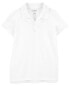 Фото #1 товара Kid White Piqué Polo Shirt 6-6X