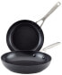 Фото #1 товара Hard-Anodized 2 Piece Induction Nonstick Frying Pan Set