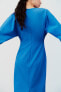 Фото #11 товара Платье средней длины ZARA Crepe