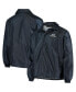 Фото #2 товара Men's College Navy Seattle Seahawks Coaches Classic Raglan Full-Snap Windbreaker Jacket